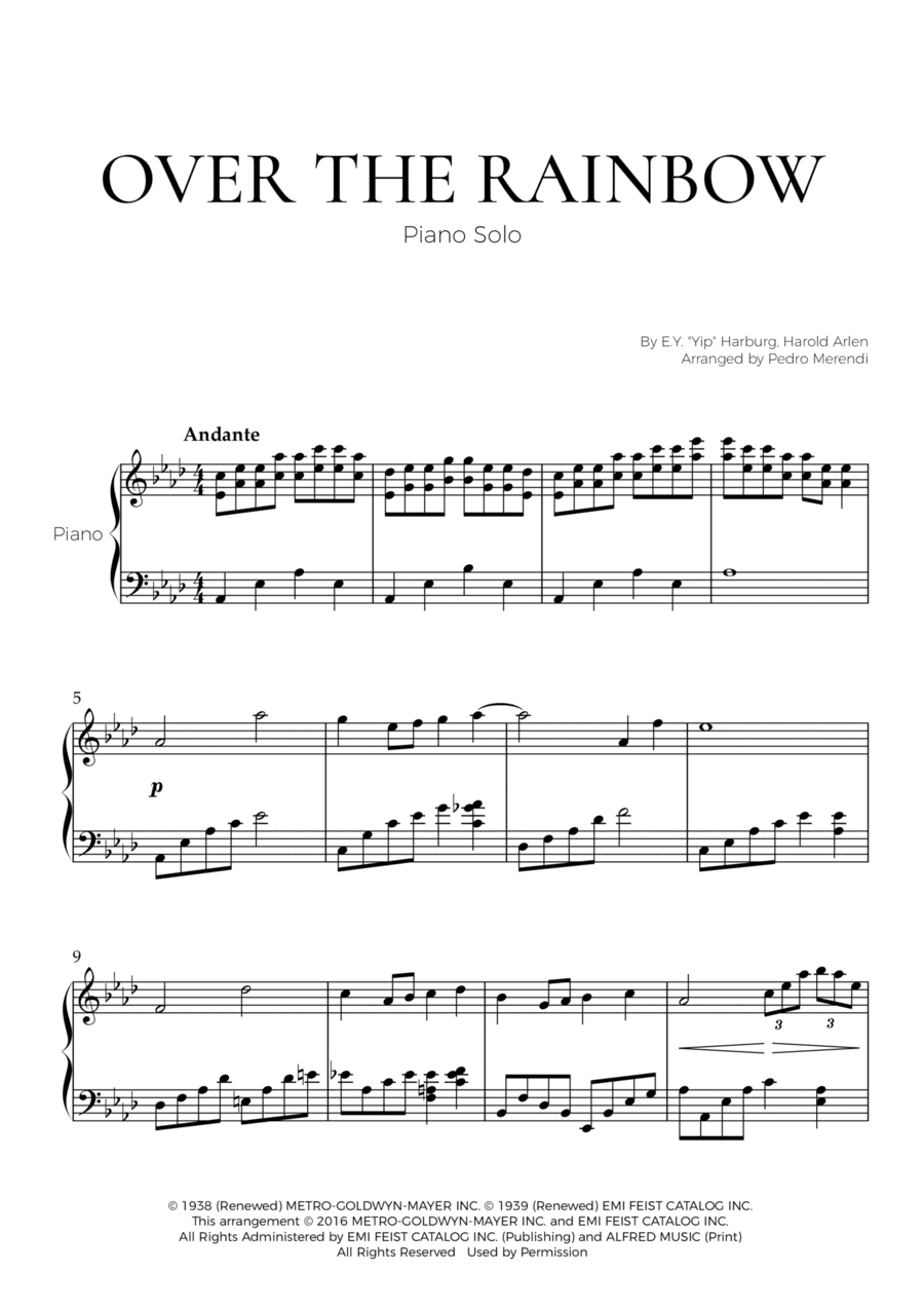 Over The Rainbow (arr. Pedro Merendi)