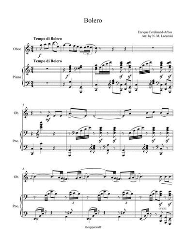 Bolero (arr. Nick Lacanski)