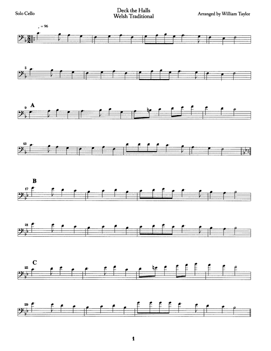 Deck the Halls (arr. William Taylor)