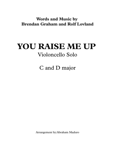 You Raise Me Up (arr. Abraham Maduro)
