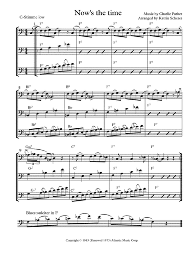 Now's The Time (arr. Katrin Scherer)