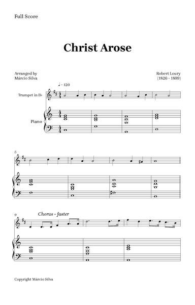 Christ Arose (arr. Márcio Silva)