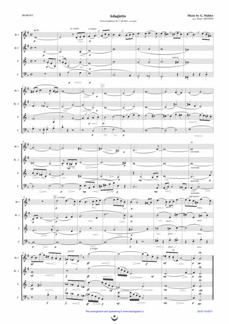 Adagietto (arr. Josef STASTNY)