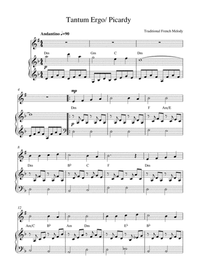 Tantum Ergo/ Picardy (arr. Kaiserin Rebecca)