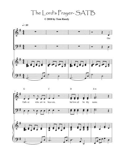 The Lord's Prayer-SATB