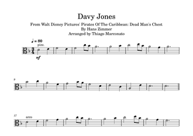 Davy Jones (arr. Thiago Marconato)