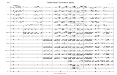 Fanfare for Uncommon Brass for Brass Band