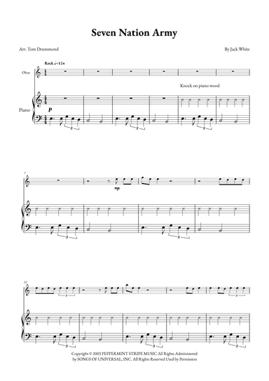 Seven Nation Army (arr. Tom Drummond)