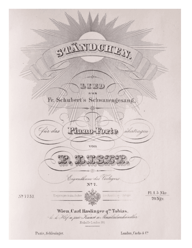 SERENADE - SCHUBERT (LISZT) (arr. HARMONY CENTRE)