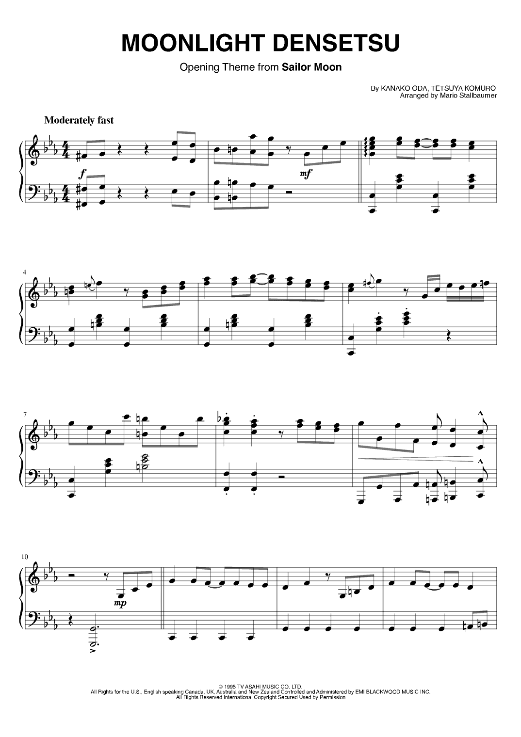 Sailor Moon - Main Title (arr. Mario Stallbaumer)