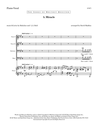 Miracle (arr. David Maddux)