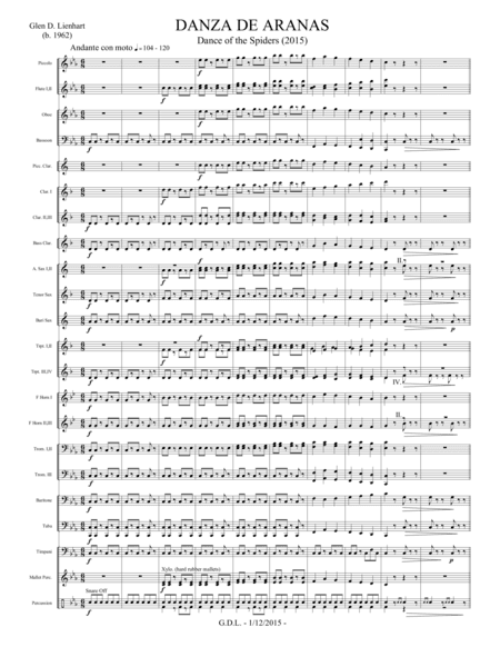 Danza de Aranas - Extra Score