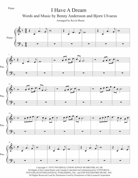 I Have A Dream (arr. Kevin Busse)