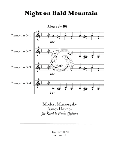 Night on Bald Mountain for Double Brass Quintet (arr. James Haynor)