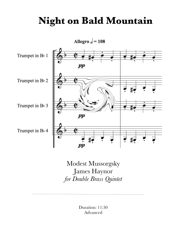 Night on Bald Mountain for Double Brass Quintet (arr. James Haynor)