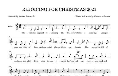 REJOICING FOR CHRISTMAS 2021