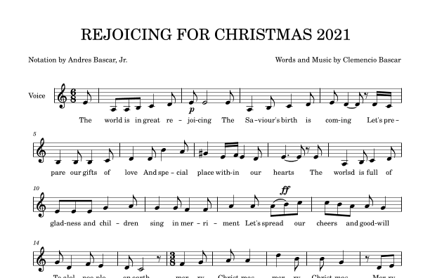 REJOICING FOR CHRISTMAS 2021
