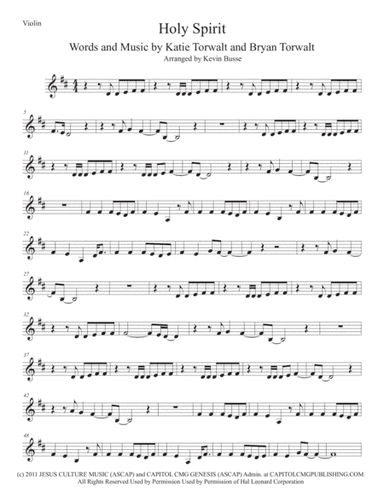 Holy Spirit (arr. Kevin Busse)