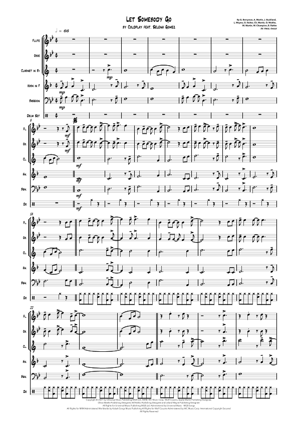 Let Somebody Go (arr. Marcel Handler)