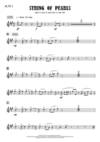 A String Of Pearls (arr. DIXON mus-IC)