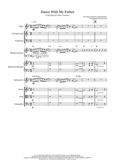 Dance With My Father (arr. Brian Pesoth)