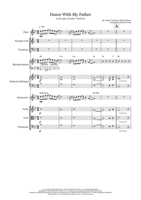 Dance With My Father (arr. Brian Pesoth)
