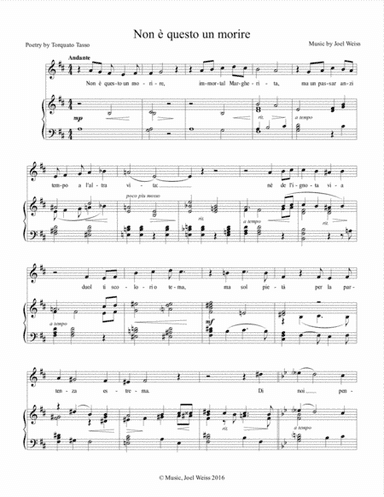 Non è questo un morire