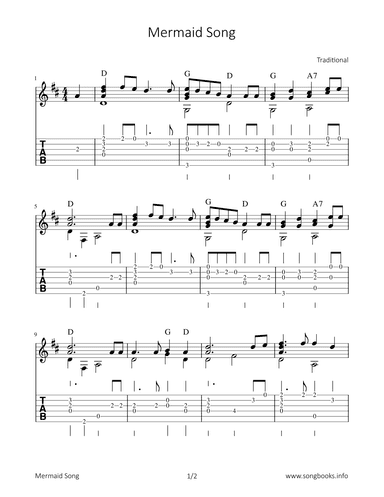 Mermaid Song (arr. Bettina Schipp)