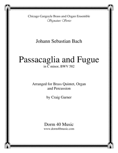 Passacaglia and Fugue in C minor (arr. Craig Garner)