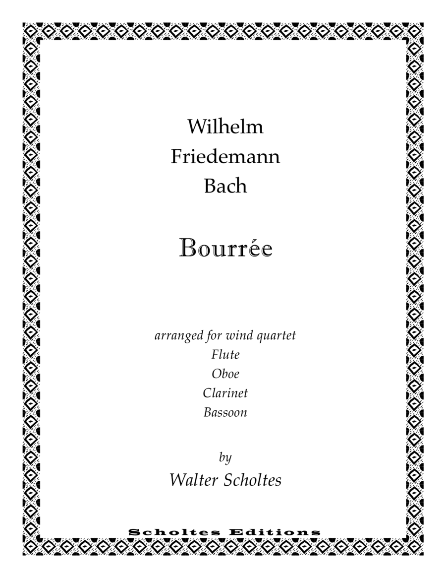Bourrée (W.F. Bach) (arr. Walter Scholtes)