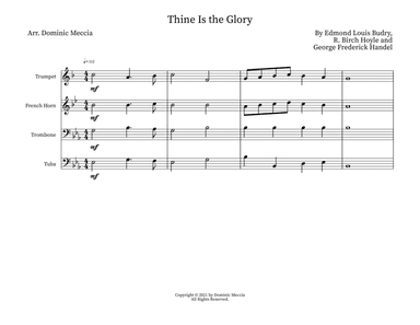 Thine Is the Glory (arr. Dominic Meccia)