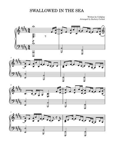 Swallowed In The Sea (arr. Zachary Corbett)