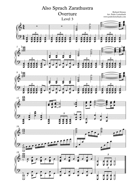 Also Sprach Zarathustra (arr. Pedro Lutterbach)