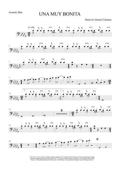 Una Muy Bonita (arr. Anderson Quevedo)