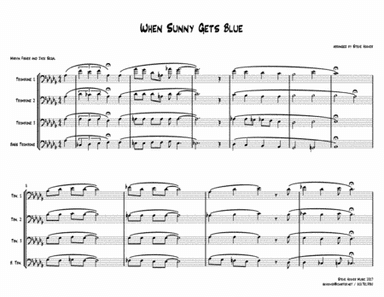 When Sunny Gets Blue (arr. Steve Hoover)