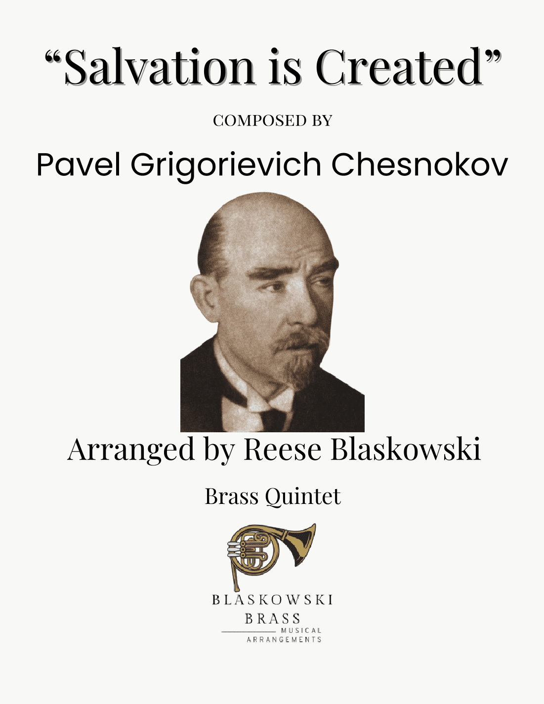 Salvation is Created - Brass Quintet (arr. Reese Blaskowski)