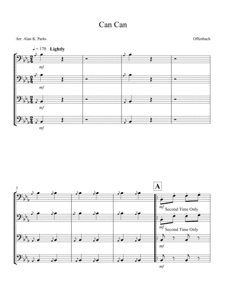 Can Can (arr. Alan K. Parks)