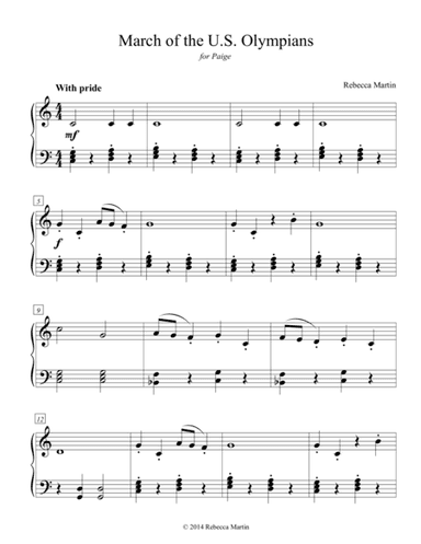 March of the U.S. Olympians