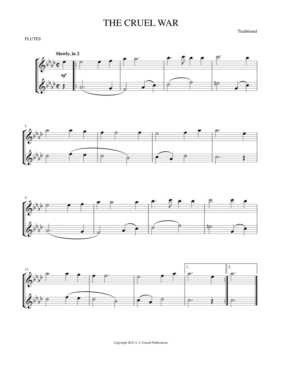The Cruel War (arr. Mark Phillips)