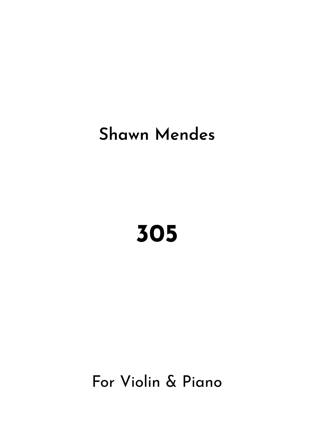 305 (arr. Jireh J.)