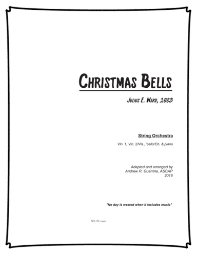 Christmas Bells (arr. Adapted and arranged by Andrew R. Guarrine)
