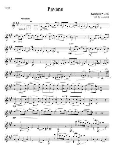 Pavane Op.50 (arr. Elena Ionova)