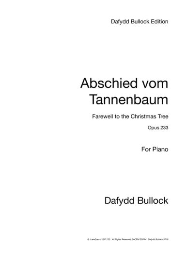 Farewell to the Christmas Tree