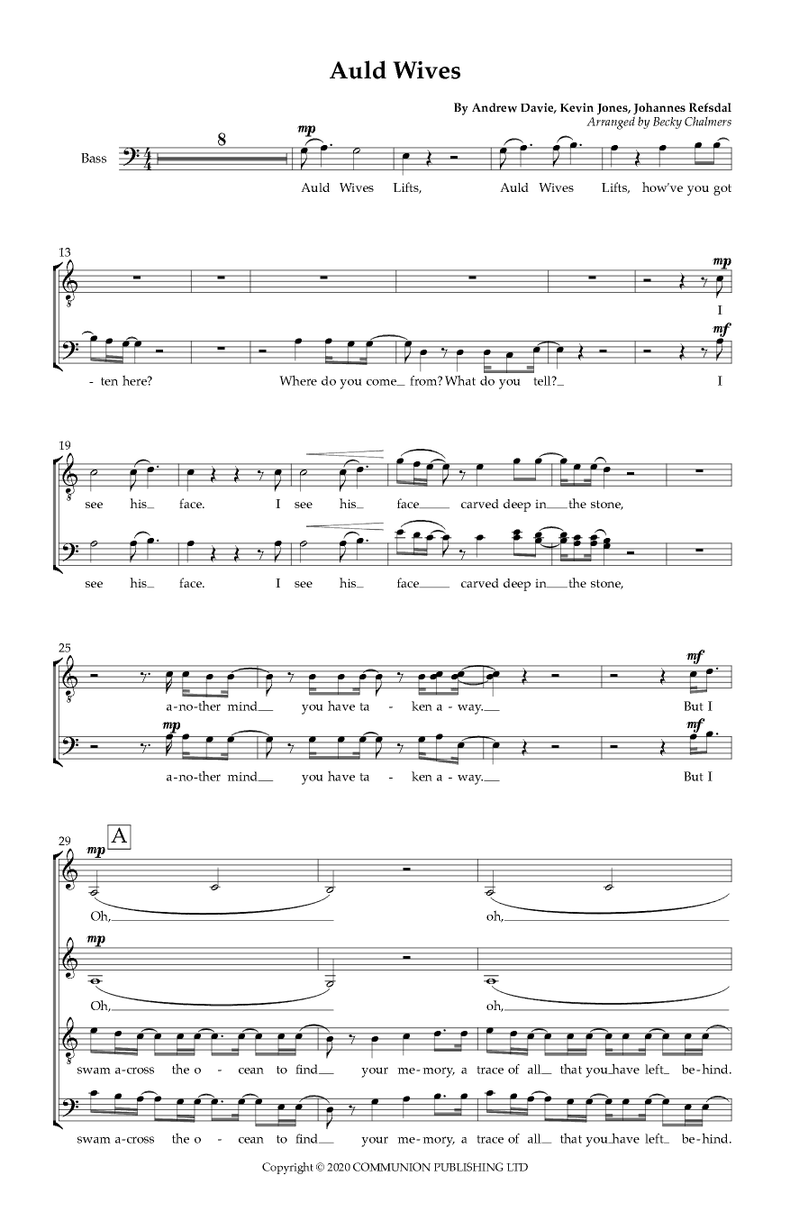 Auld Wives (arr. Becky Chalmers)