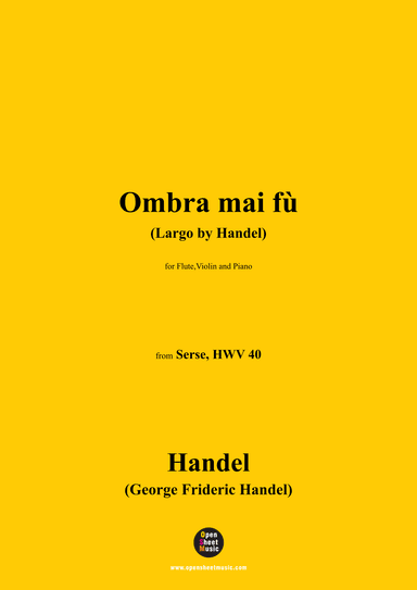 Handel-Ombra mai fù (arr. OSM Press)