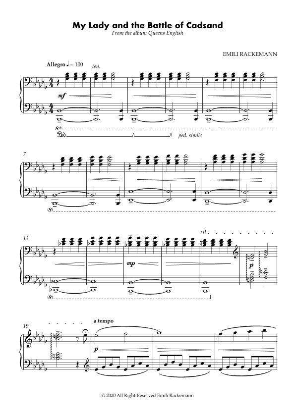 My Lady and the Battle of Cadsand