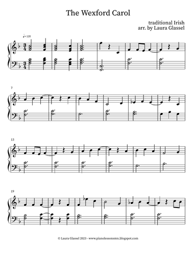 The Wexford Carol (arr. Laura Glassel)