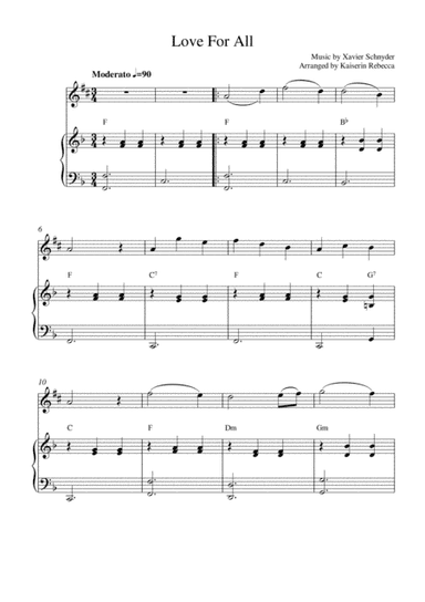 Love For All (arr. Kaiserin Rebecca)