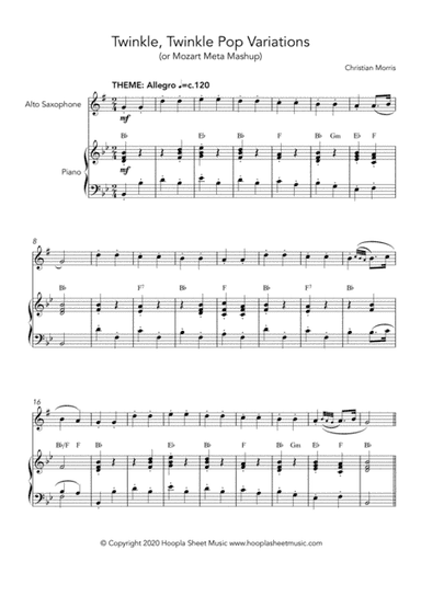Twinkle, Twinkle Pop Variations (Twinkle, Twinkle Little Star) (arr. Hoopla Sheet Music)