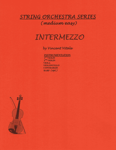 INTERMEZZO  (w/opt. harp-elementary medium easy)